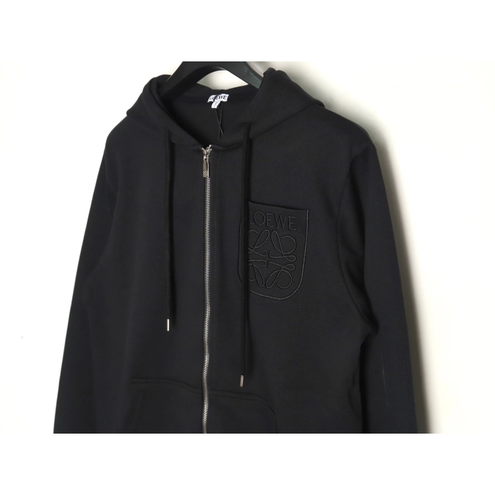 Loewe dark pattern embroidery logo jacket,Loewe