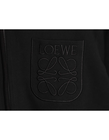 Loewe dark pattern embroidery logo jacket,Loewe