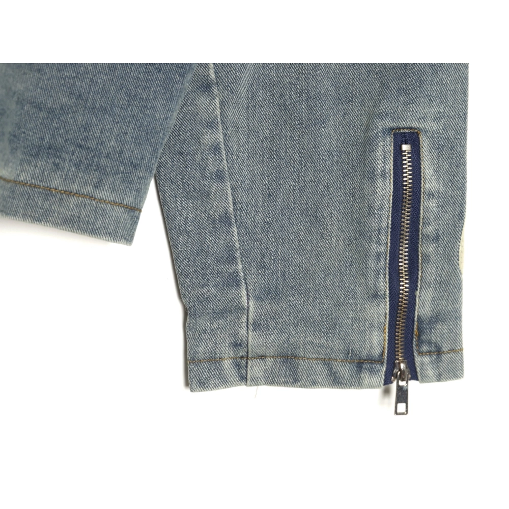 Kapital denim heavy bone embroidery loose jacket,Kapital