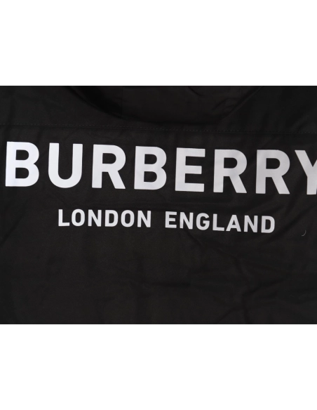 Burberry 3M reflective lettering hooded down jacket TSK1,Burberry