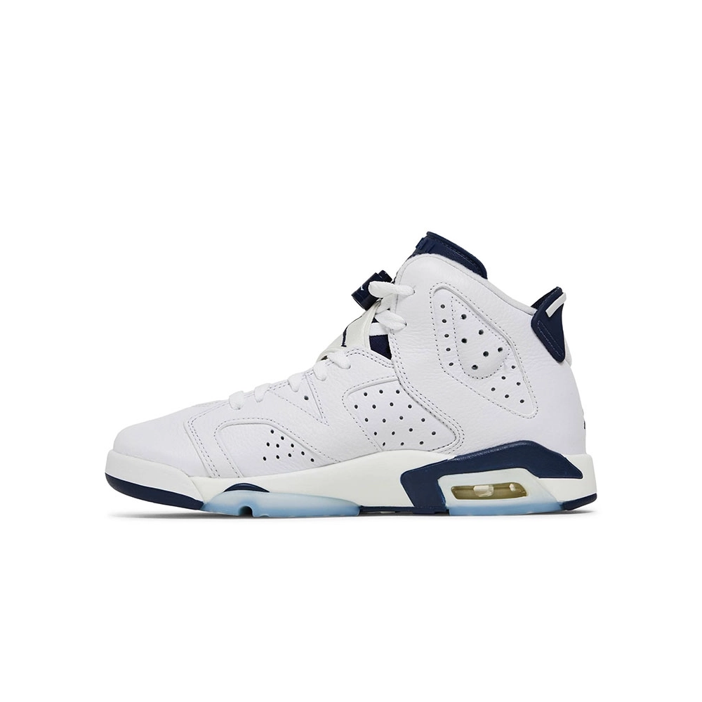 AIR JORDAN 6 RETRO GS MIDNIGHT NAVY 2022 384665 141,AIR JORDAN 6,Air Jordan