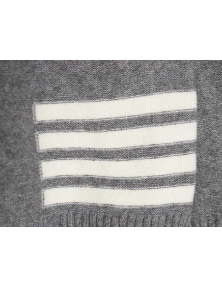Thom Browne Four Stripe Crew Neck Sweater,Thom Browne