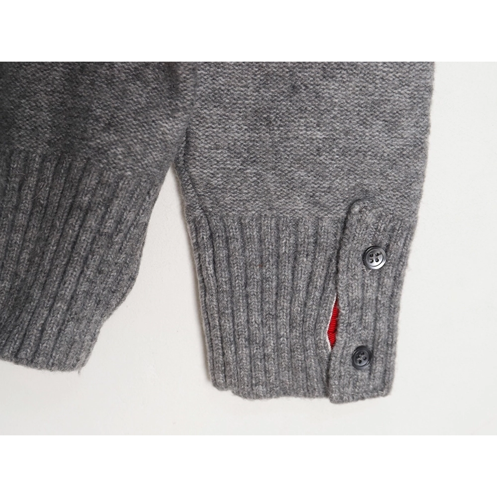 Thom Browne Four Stripe Crew Neck Sweater,Thom Browne