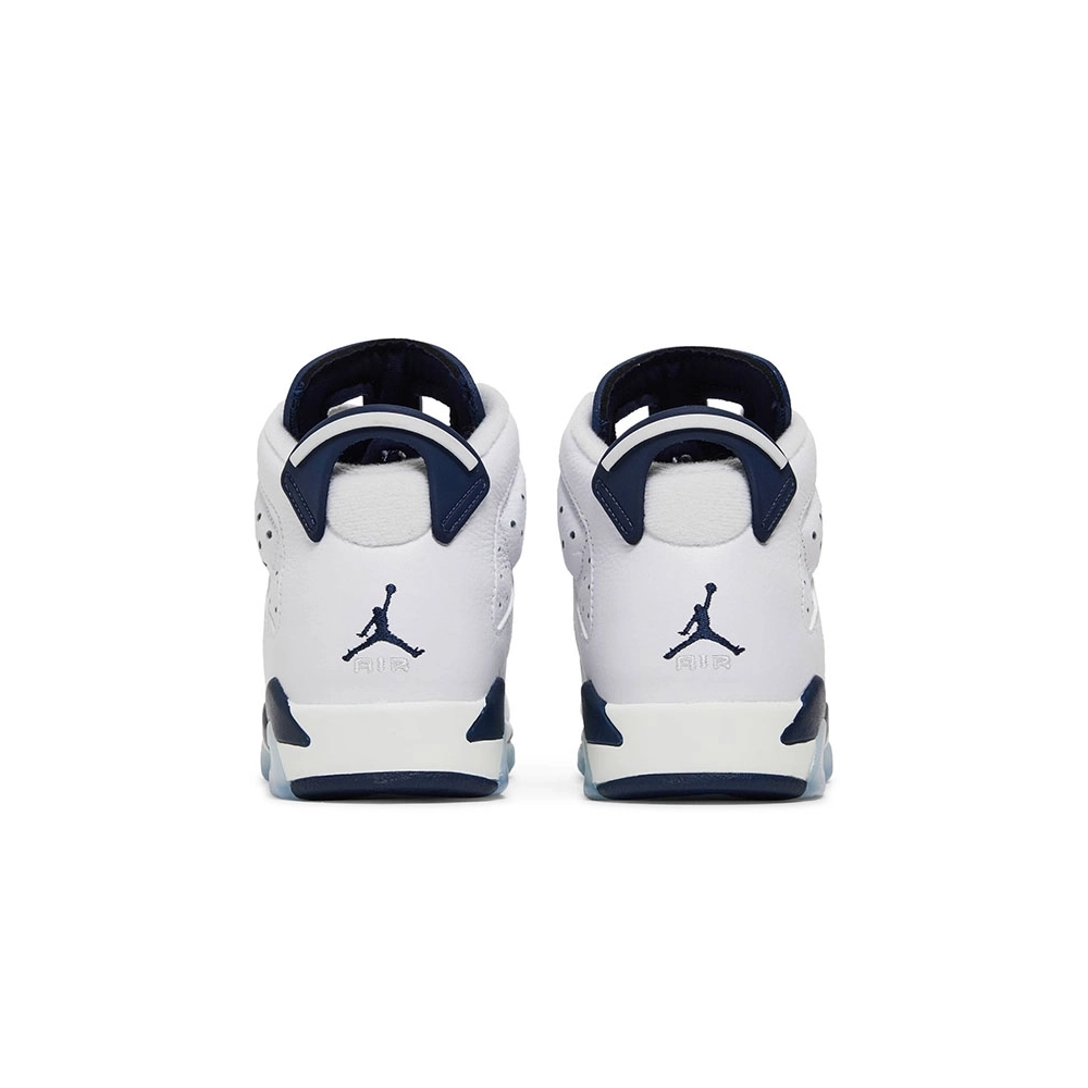 AIR JORDAN 6 RETRO GS MIDNIGHT NAVY 2022 384665 141,AIR JORDAN 6,Air Jordan