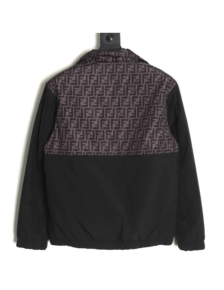 Fendi FF full print patchwork cotton jacket TSK1,Fendi