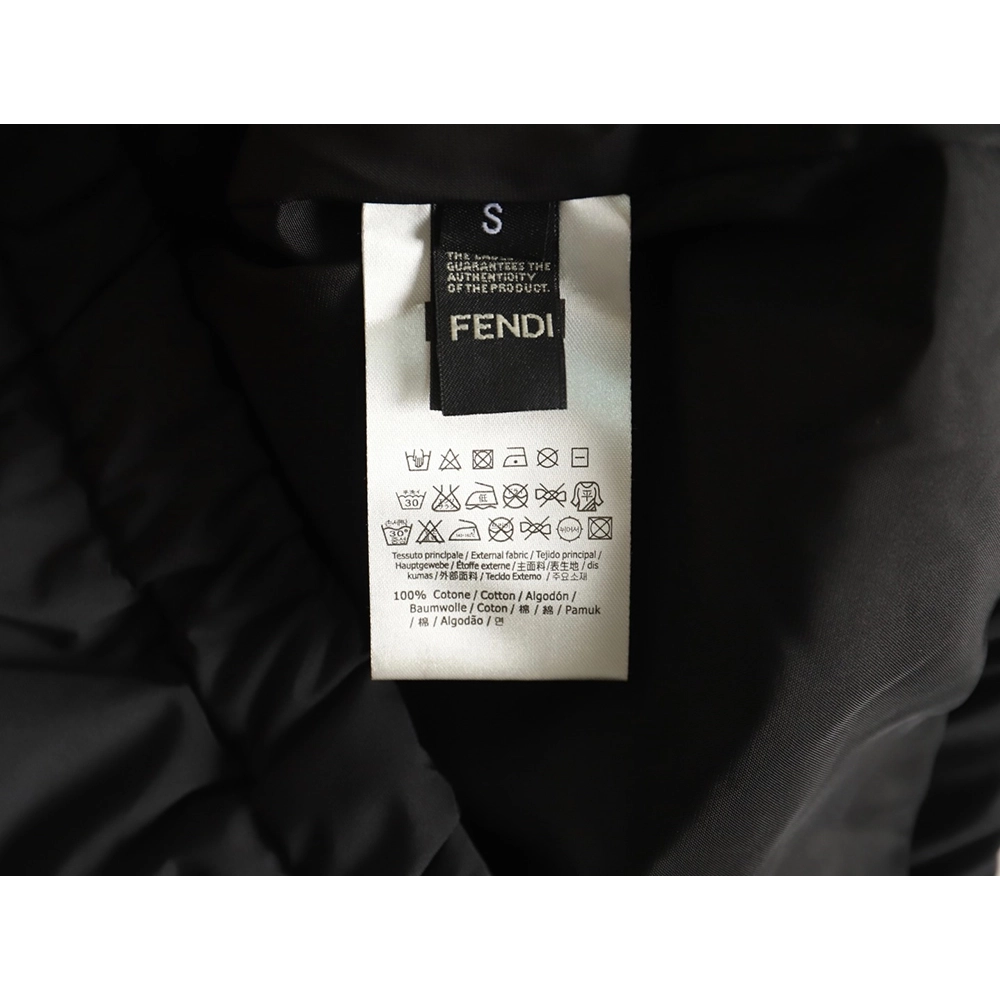 Fendi FF full print patchwork cotton jacket TSK1,Fendi