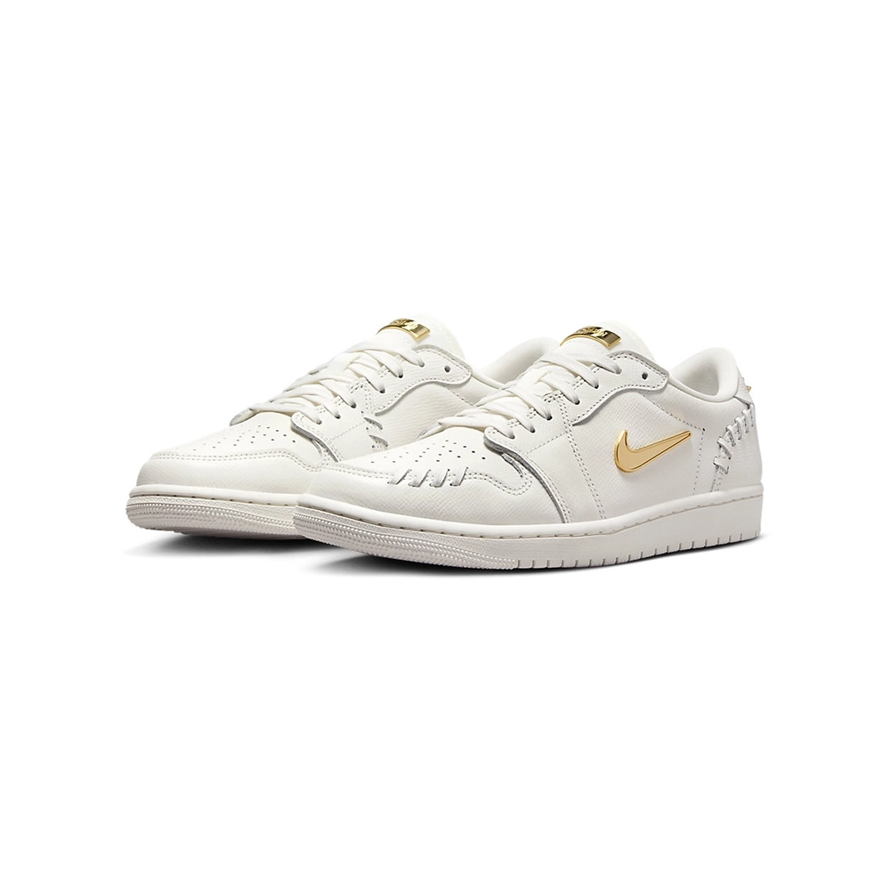 Air Jordan 1 Low Method of Make Sail Metallic Gold,AIR JORDAN 1 LOW