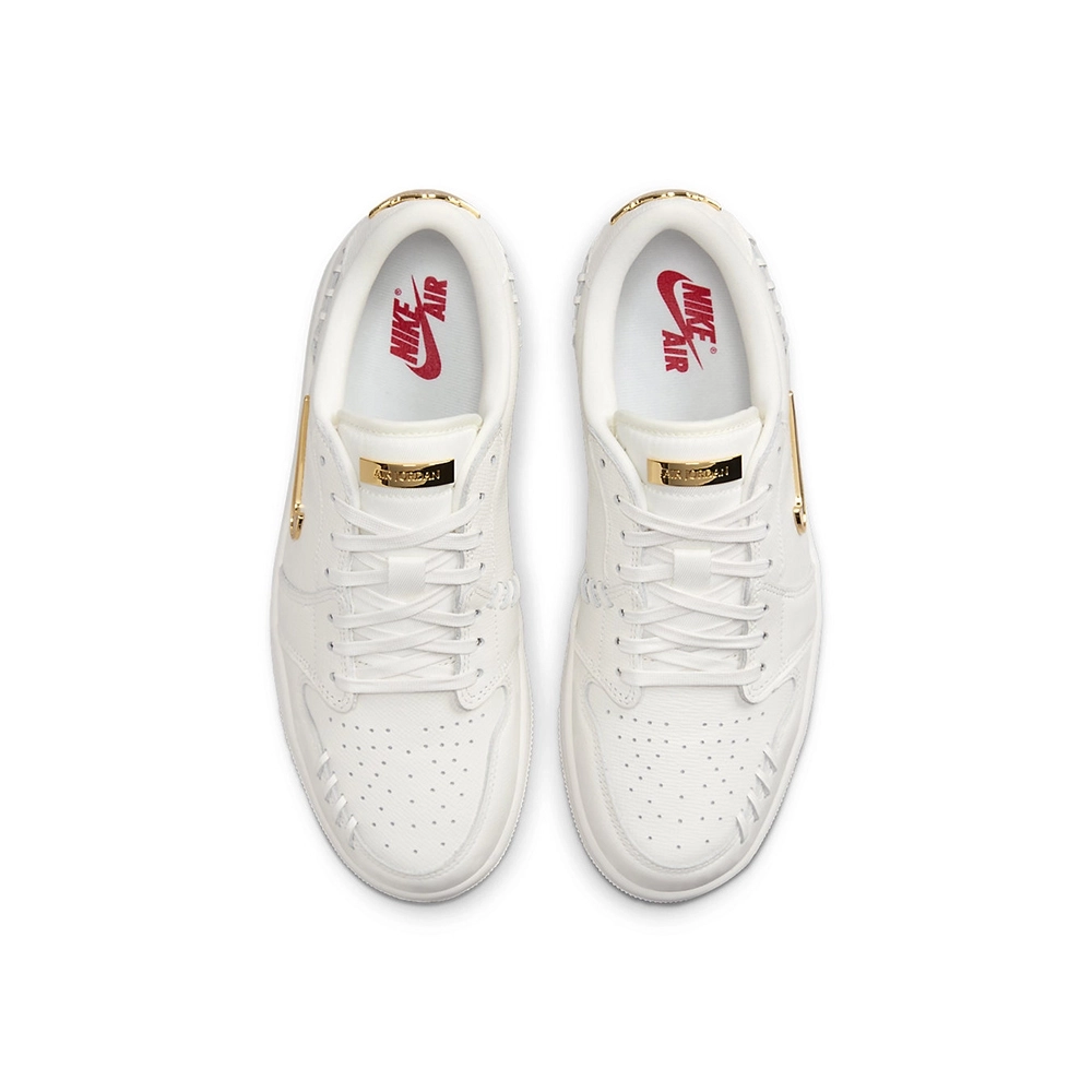 Air Jordan 1 Low Method of Make Sail Metallic Gold,AIR JORDAN 1 LOW
