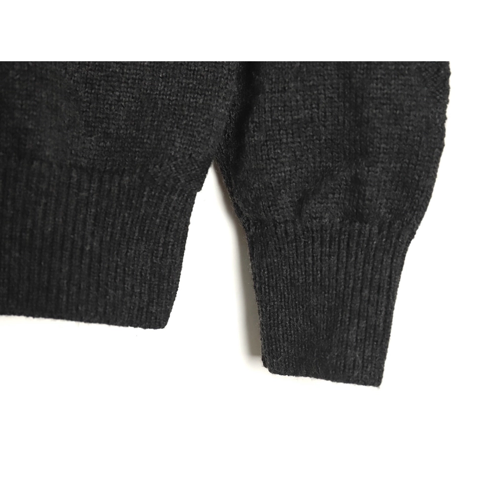 Louis Vuitton dark pattern jacquard halfzip sweater,Louis Vuitton Sweatshirt,Sweatshirt,APPAREL