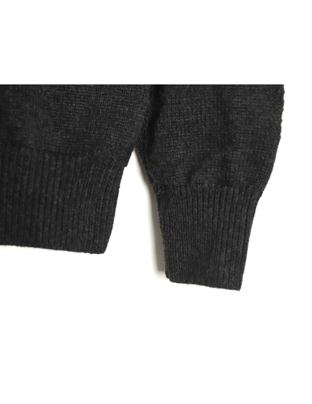 Louis Vuitton dark pattern jacquard halfzip sweater,Louis Vuitton Sweatshirt,Sweatshirt,APPAREL