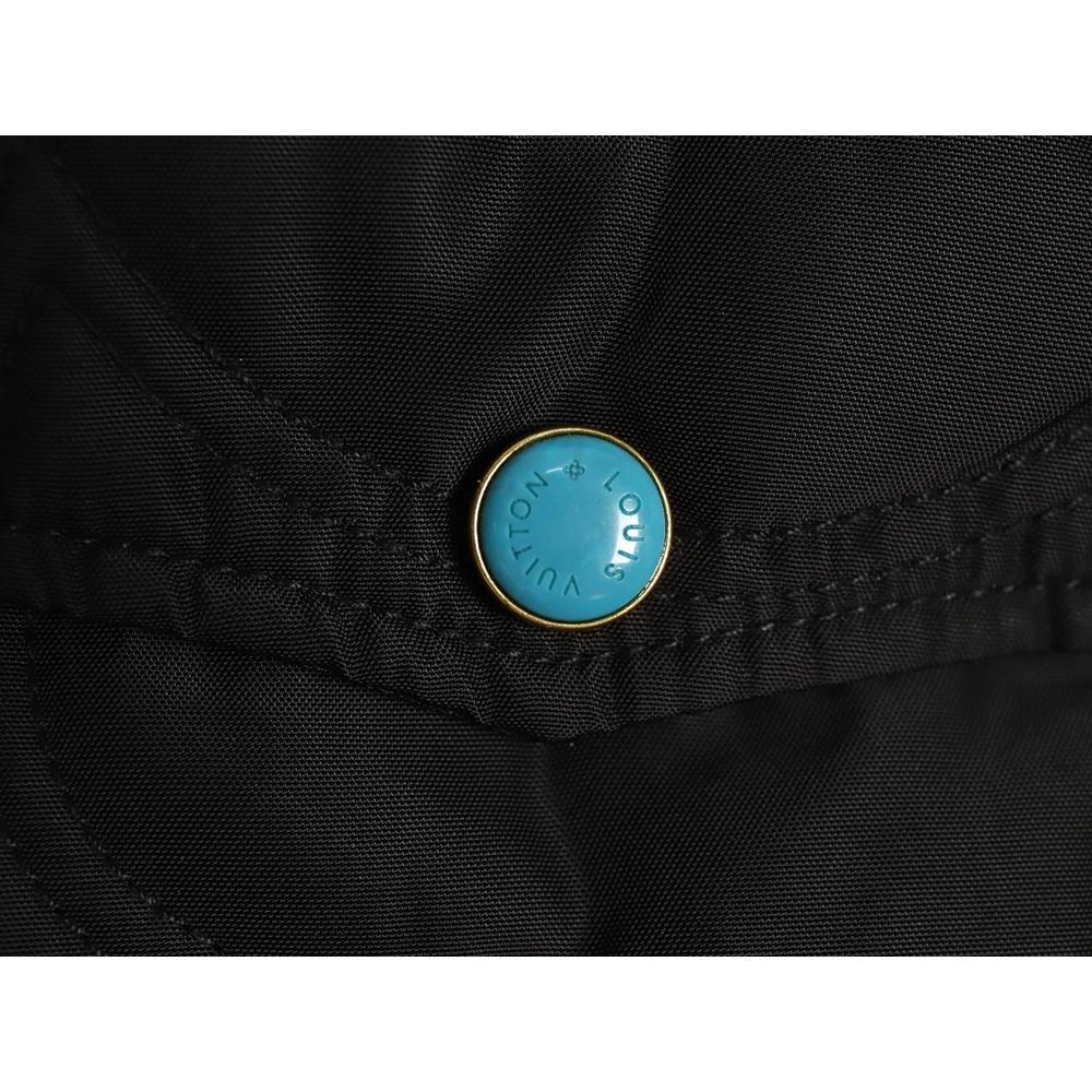 Louis Vuitton Turquoise Quilted Shirt Style Padded Jacket,Louis Vuitton Jacket,Jacket,APPAREL