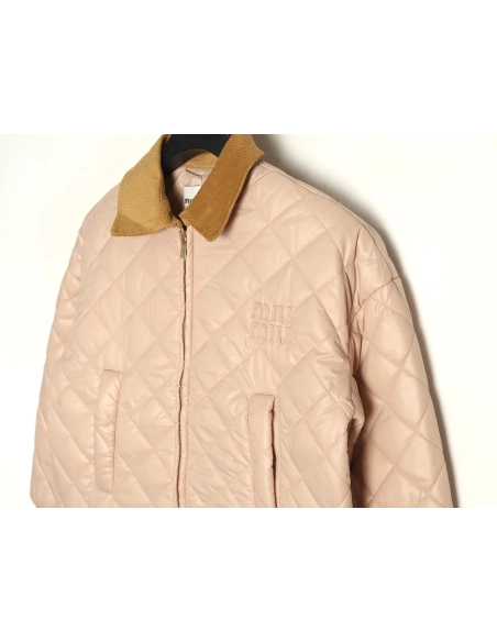 Miu Miu rhombus quilted cotton patchwork jacket,Miu Miu Jacket,Jacket,APPAREL