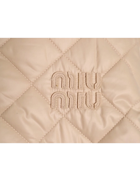 Miu Miu rhombus quilted cotton patchwork jacket,Miu Miu Jacket,Jacket,APPAREL