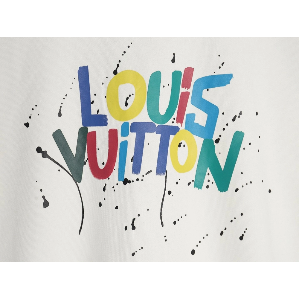 Louis Vuitton colorful presbyopic letter graffiti print crew neck sweatshirt,Louis Vuitton Sweatshirt,Sweatshirt,APPAREL