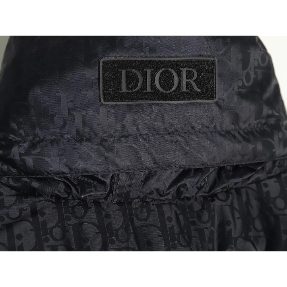 Dior all over printed obscure pattern jacquard lapel down jacket,Dior Jacket,Jacket,APPAREL