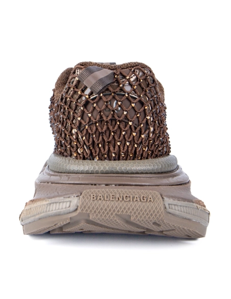 BALENCIAGA 3XL SNEAKER,BALENCIAGA,Buy Cheap Discount Balenciaga Rhinestone Mesh 3XL Sneakers