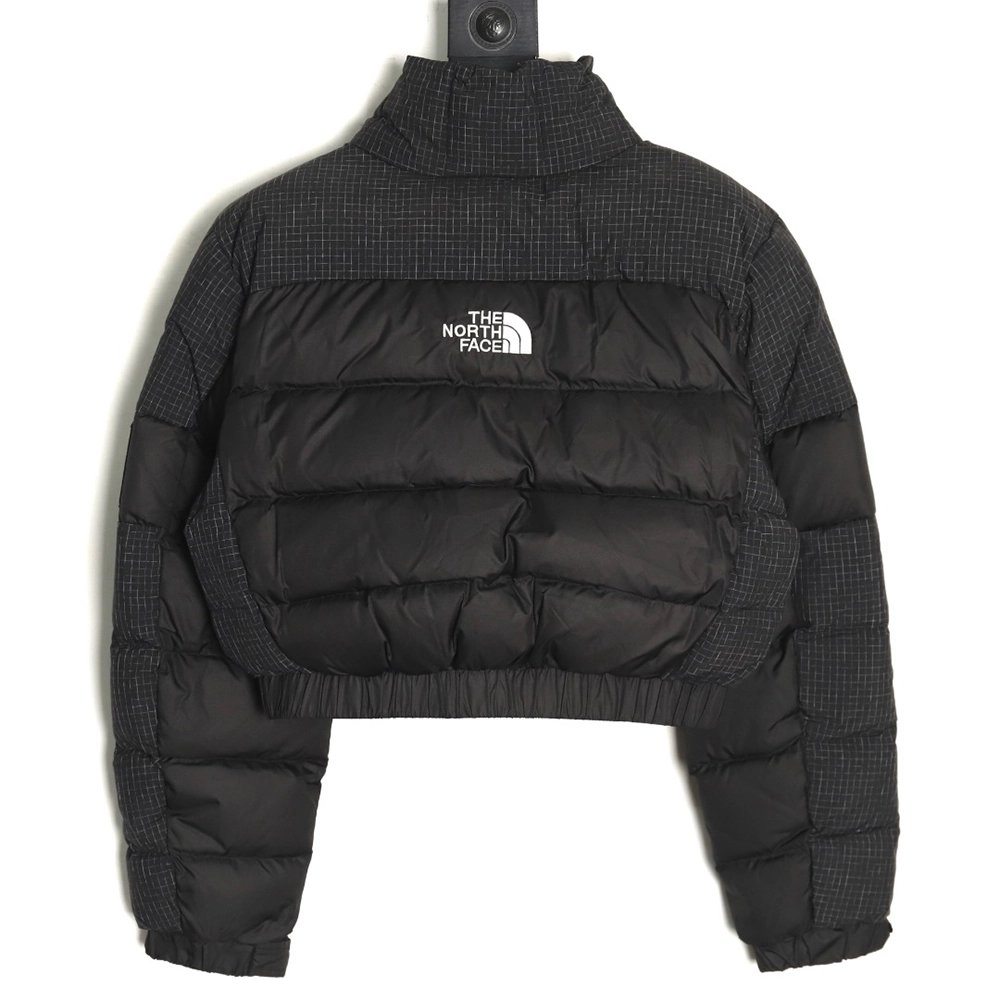 The North Face Jacket,Jacket,Clothing,Buy Cheap Discount The North Face highwaisted plaid short patchwork down jacket