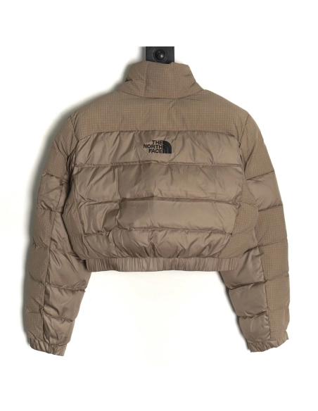 The North Face Jacket,Jacket,Clothing,Buy Cheap Discount The North Face highwaisted plaid short patchwork down jacket