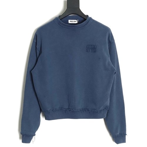 Miu Miu in low price trust seller,in low price trust seller,Clothing,Buy Cheap Discount Miu Miu Lettering Crewneck in low price 