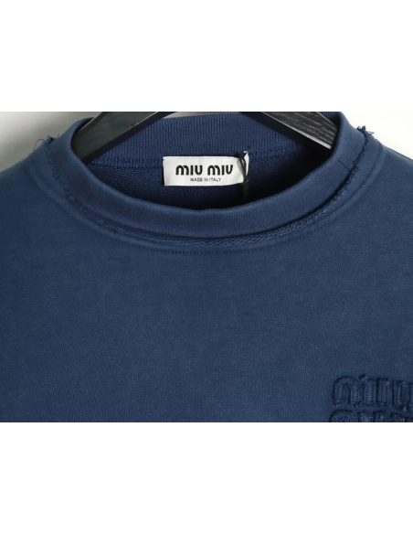 Miu Miu in low price trust seller,in low price trust seller,Clothing,Buy Cheap Discount Miu Miu Lettering Crewneck in low price 