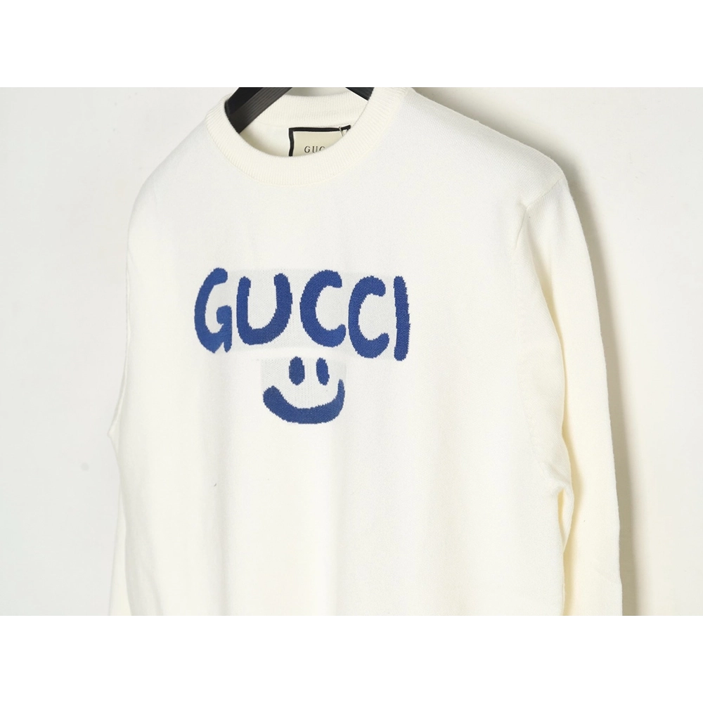 Gucci in low price trust seller,in low price trust seller,Clothing,Buy Cheap Discount Gucci Graffiti Smiley Logo Crewneck Sweate