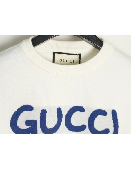 Gucci in low price trust seller,in low price trust seller,Clothing,Buy Cheap Discount Gucci Graffiti Smiley Logo Crewneck Sweate