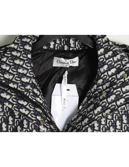 Dior Jacket,Jacket,Clothing,Buy Cheap Discount Dior allover printed jacquard hooded work jacket