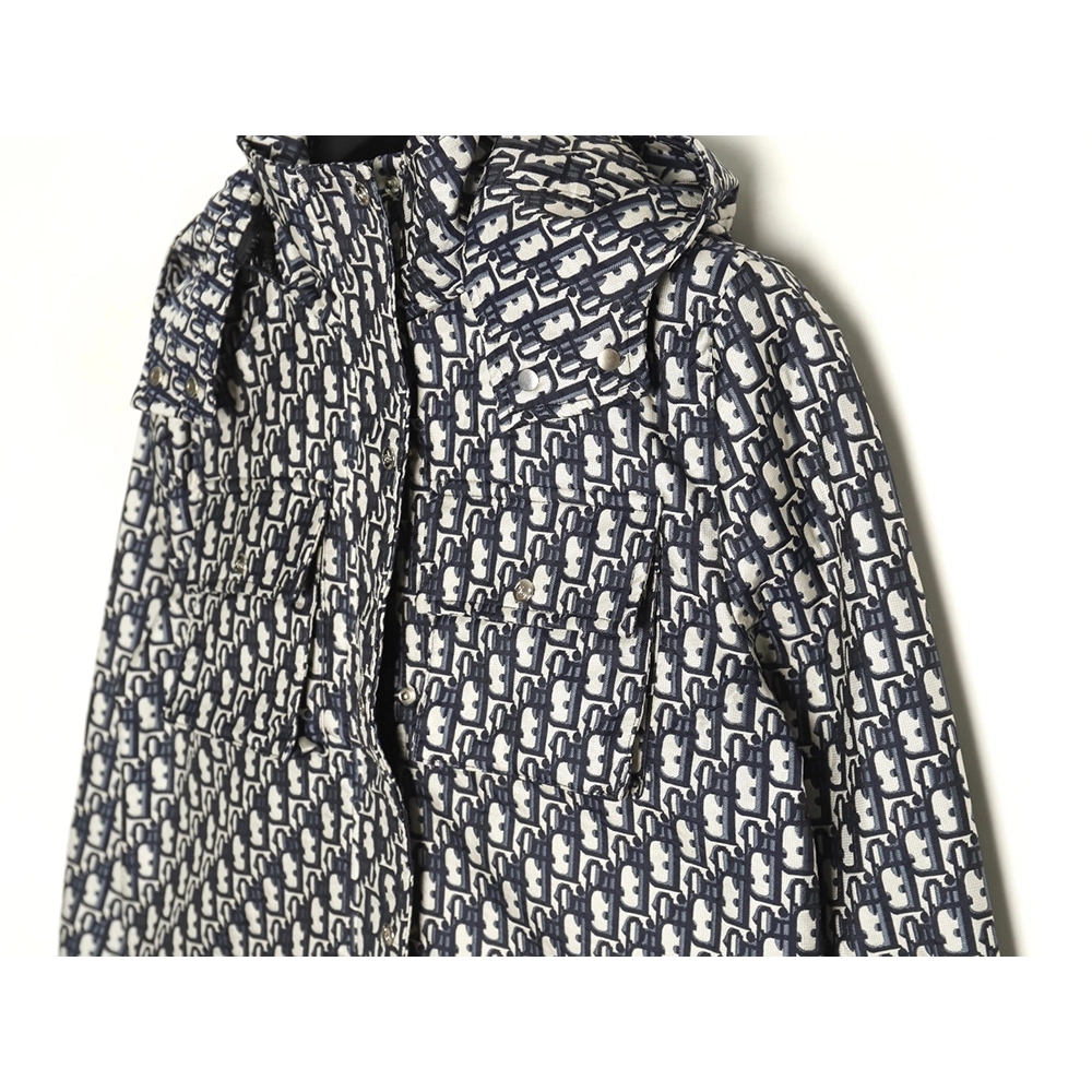 Dior Jacket,Jacket,Clothing,Buy Cheap Discount Dior allover printed jacquard hooded work jacket