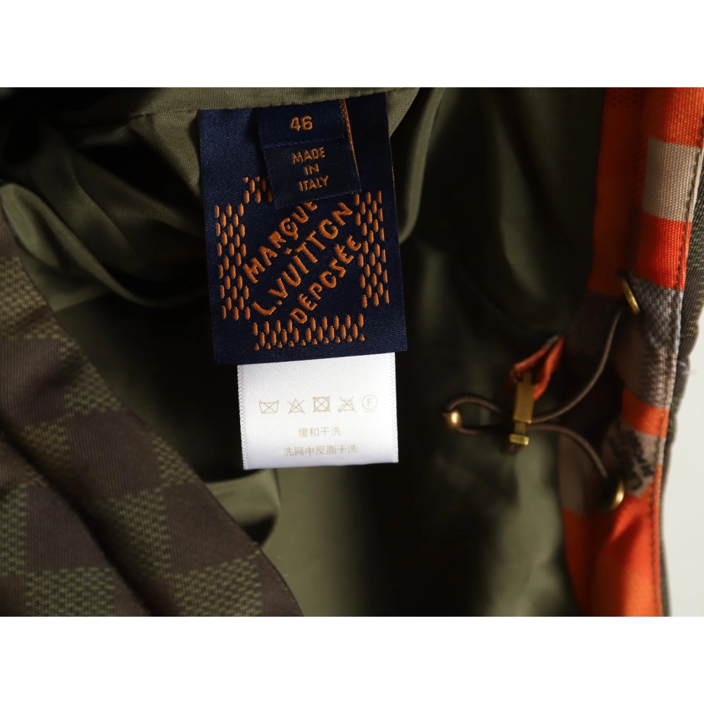 Louis Vuitton Jacket,Jacket,Clothing,Buy Cheap Discount Louis Vuitton Camouflage Checkerboard Down Jacket