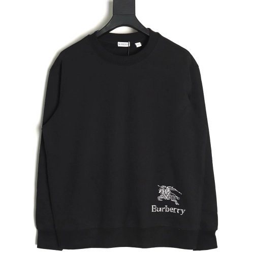 Burberry in low price trust seller,in low price trust seller,Clothing,Buy Cheap Discount Burberry hem embroidered war horse crew