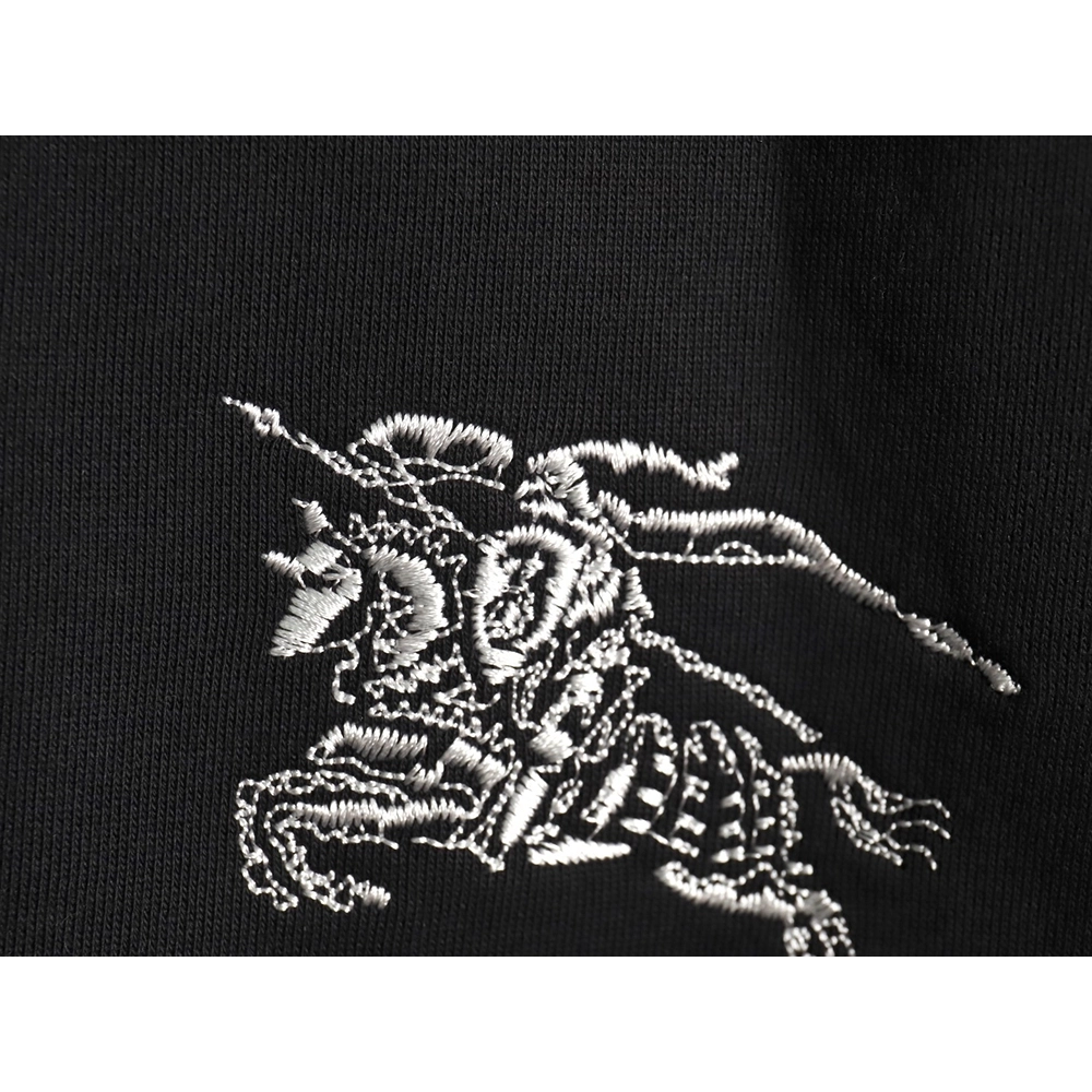 Burberry in low price trust seller,in low price trust seller,Clothing,Buy Cheap Discount Burberry hem embroidered war horse crew