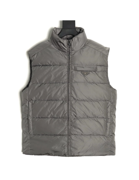 Prada Jacket,Jacket,Clothing,Buy Cheap Discount Prada classic triangle logo down vest