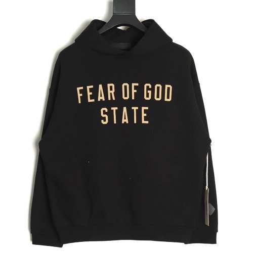 Fear of God Hoodie,Hoodie,Clothing,Buy Cheap Discount Fear of God Lettering Print Long Sleeve Hoodie
