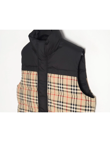 Burberry Jacket,Jacket,Clothing,Buy Cheap Discount Burberry Check Reversible Down Vest