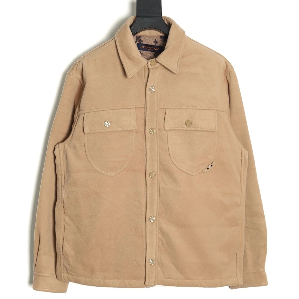 Louis Vuitton Jacket,Jacket,Clothing,Buy Cheap Discount Louis Vuitton reversible cashmere khaki jacket