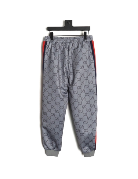 Gucci Trousers,CASUAL PANTS,Clothing,Buy Cheap Discount Gucci all over print double G jacquard ribbon trousers