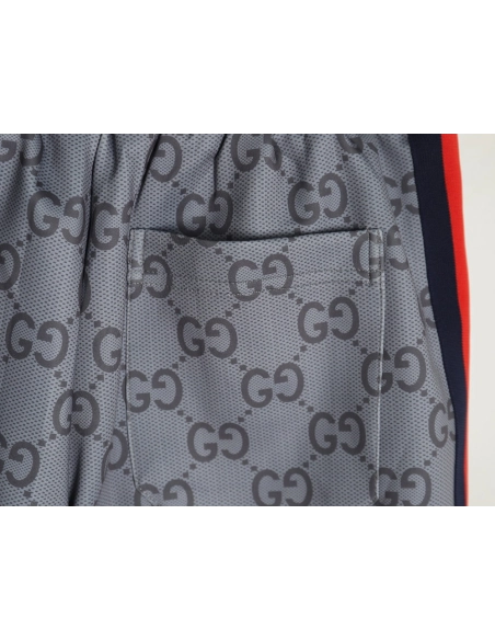 Gucci Trousers,CASUAL PANTS,Clothing,Buy Cheap Discount Gucci all over print double G jacquard ribbon trousers