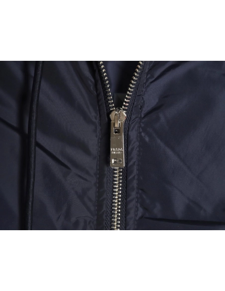 Fendi Jacket,Jacket,Clothing,Buy Cheap Discount Prada Triangle Solid Color Hooded Down Jacket