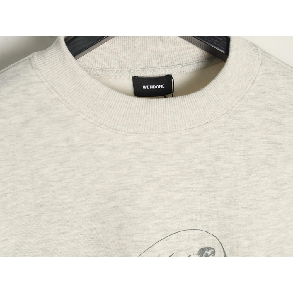 We11done in low price trust seller,in low price trust seller,Clothing,Buy Cheap Discount We11 Done Lettering Crew Neck in low pr