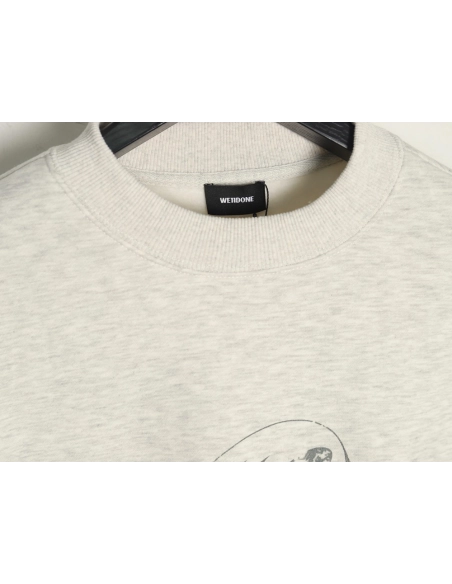 We11done in low price trust seller,in low price trust seller,Clothing,Buy Cheap Discount We11 Done Lettering Crew Neck in low pr