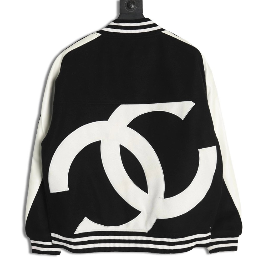 Chanel Jacket,Jacket,Clothing,Buy Cheap Discount Chanel splicing embroidery baseball jacket