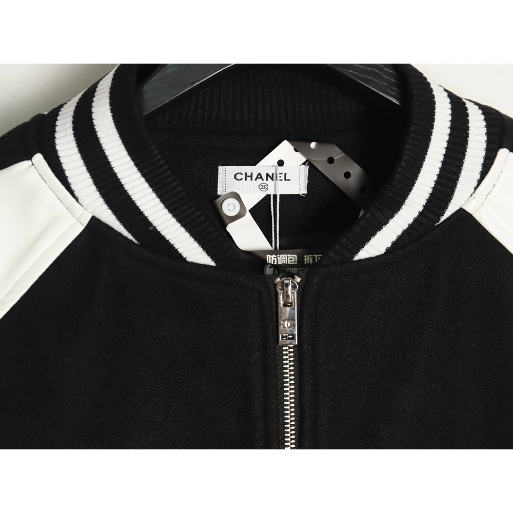Chanel Jacket,Jacket,Clothing,Buy Cheap Discount Chanel splicing embroidery baseball jacket