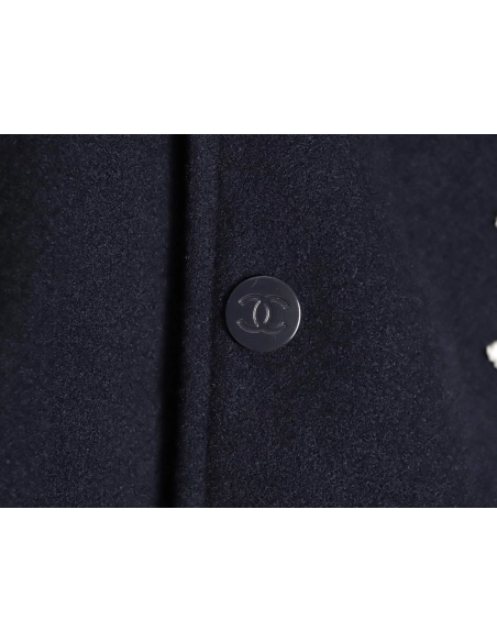 Chanel Jacket,Jacket,Clothing,Buy Cheap Discount Chanel splicing embroidery baseball jacket