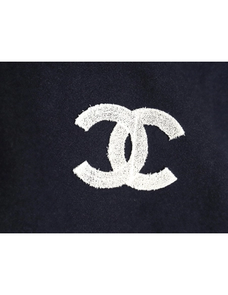 Chanel Jacket,Jacket,Clothing,Buy Cheap Discount Chanel splicing embroidery baseball jacket