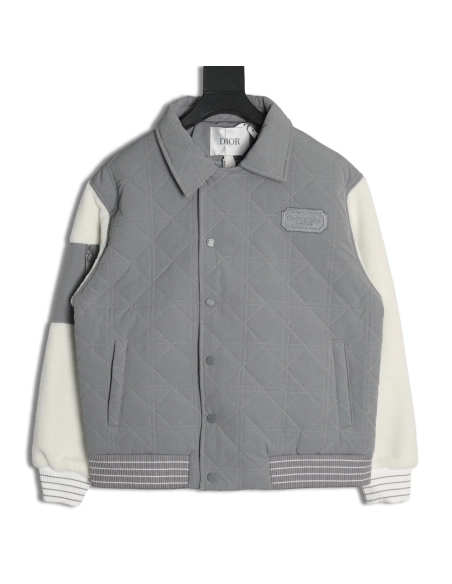 Dior Jacket,Jacket,Clothing,Buy Cheap Discount Dior lambswool patchwork baseball jacket