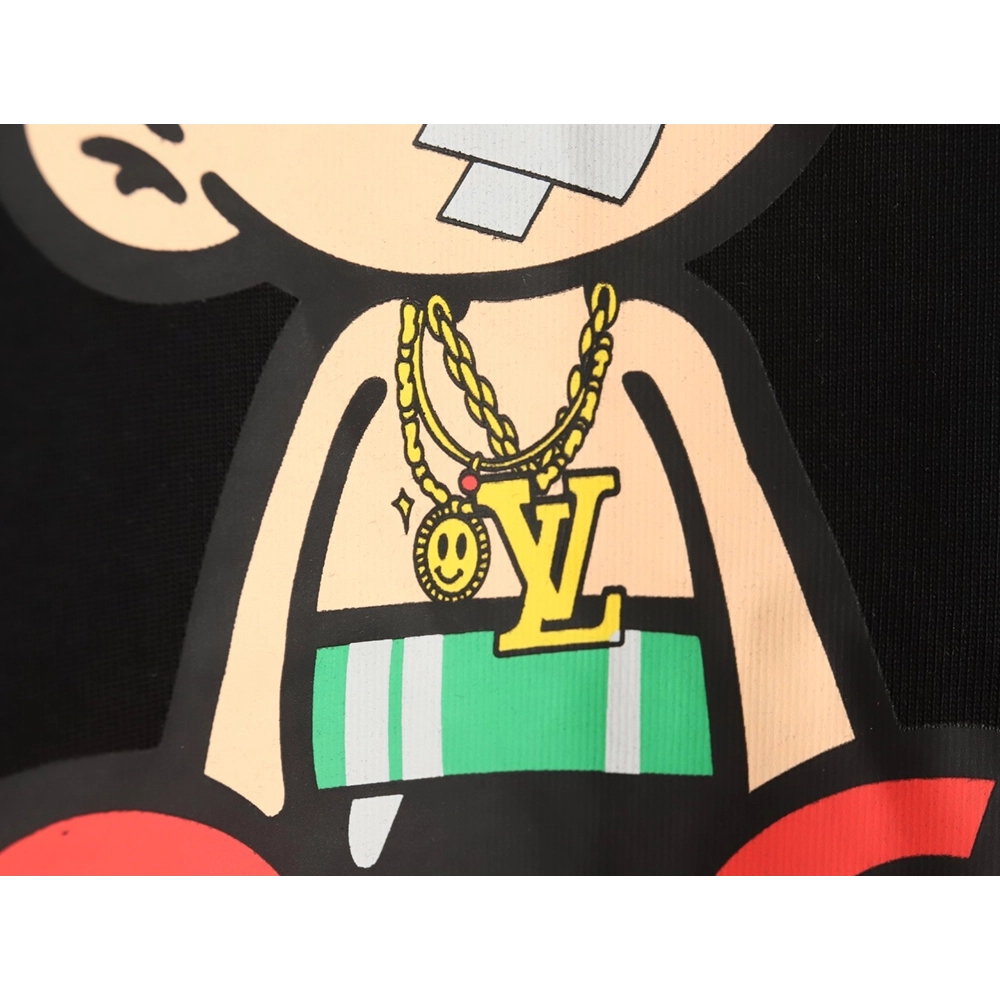 Louis Vuitton T Shirt,Tshirt,Clothing,Buy Cheap Discount Louis Vuitton cartoon character printed pattern long sleeves