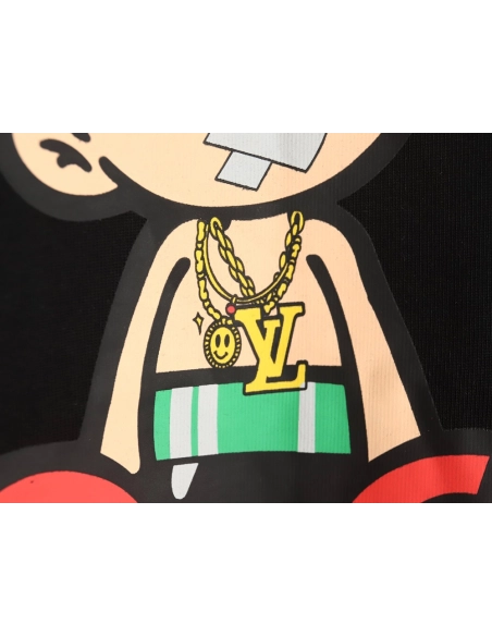 Louis Vuitton T Shirt,Tshirt,Clothing,Buy Cheap Discount Louis Vuitton cartoon character printed pattern long sleeves