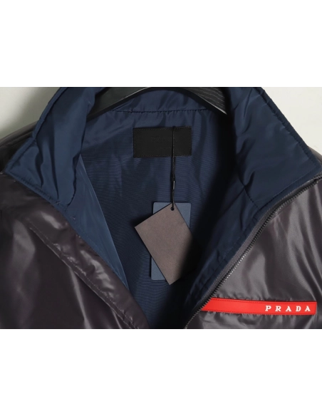 Prada Jacket,Jacket,Clothing,Buy Cheap Discount Prada red trim cotton jacket