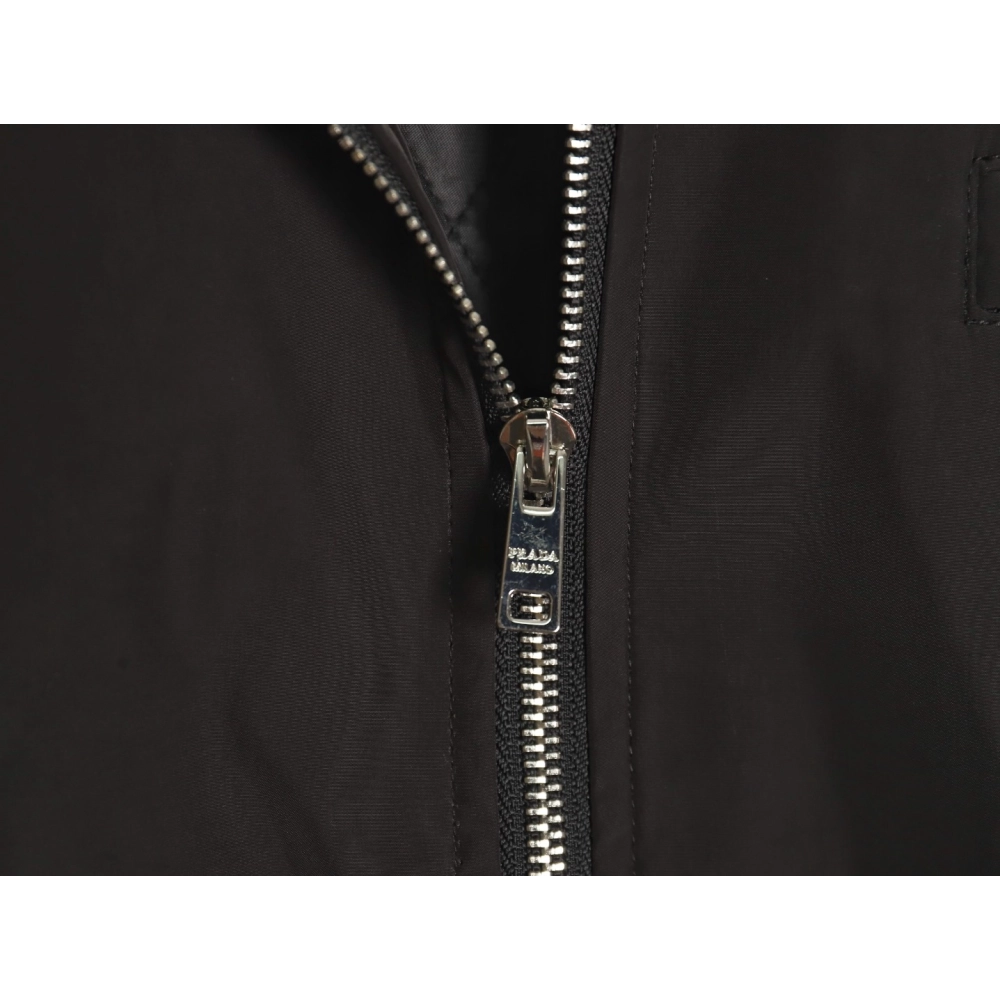Prada Jacket,Jacket,Clothing,Buy Cheap Discount Prada Classic Pocket Triangle Logo ZipUp Jacket