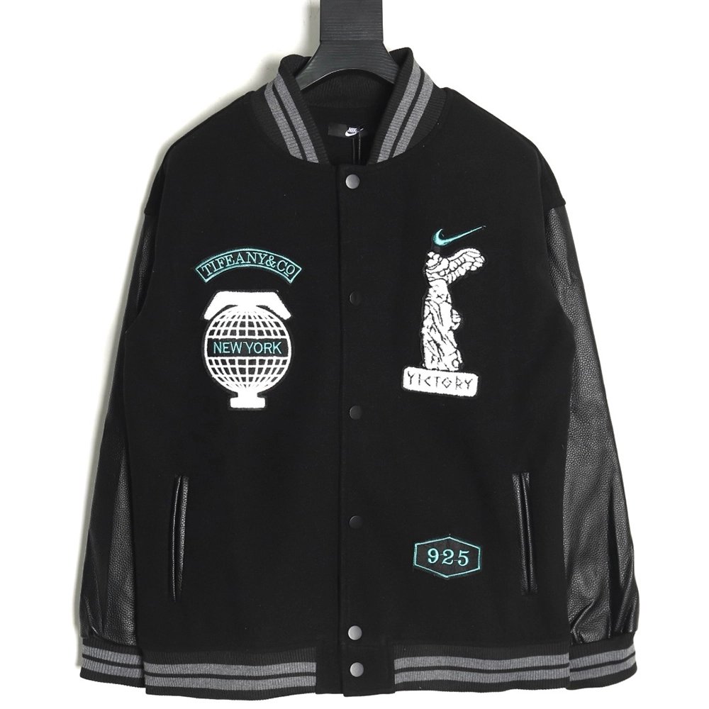 Nike Jacket,Jacket,Clothing,Buy Cheap Discount Nike Tiffany Co. Joint Embroidered Baseball Jacket